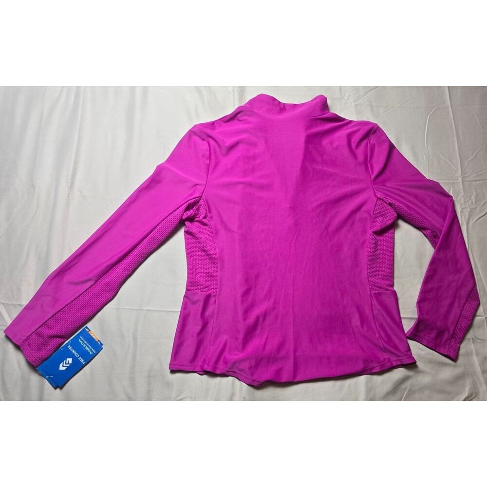 Free Country Magenta UPF 50 Active Pullover Women's Small NWT Stretch - Picture 4 of 8